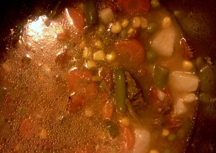 Steps to Make Homemade Beef soup