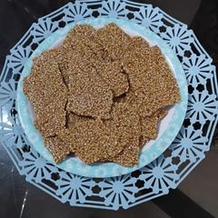 Quinoa Til Chikki A picture of Quinoa Til Chikki.