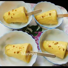 A picture of Kesar pista Malai Kulfi.
