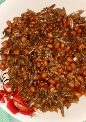 Foto resep Sambal Kering Tempe, Teri, Kacang