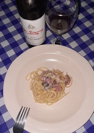 Foto resep Spaghetti carbonara ala anak kos