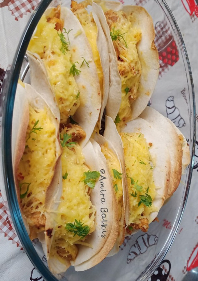 صورة لوصفة طاكوس في الفرن 🌮