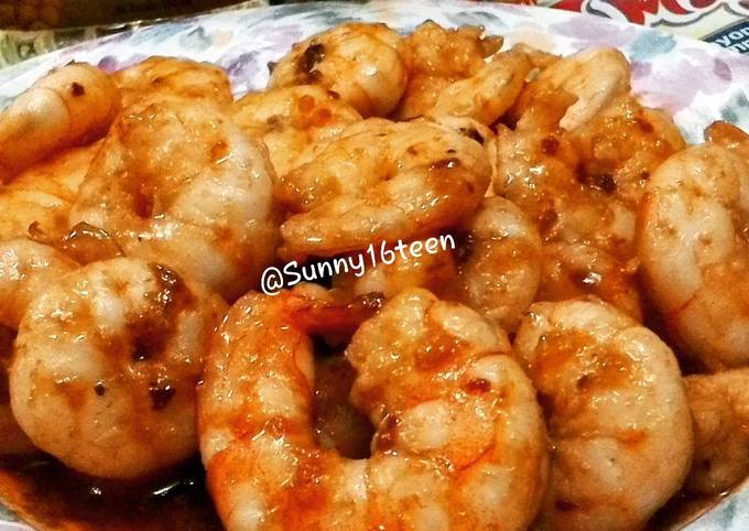 Garlic Butter Fried Prawn (Udang Goreng Saus Mentega)