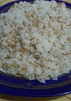 صورة لوصفة رز بالشعيرية