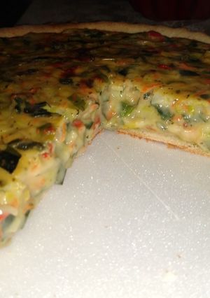 Una foto de Tarta de Puerro!
