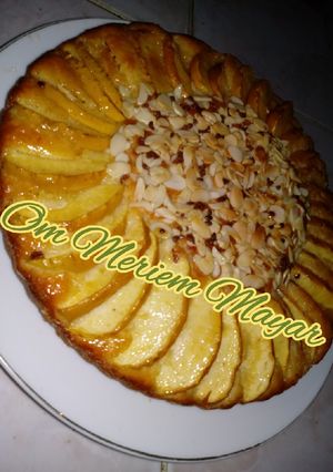 صورة لوصفة تورتة بالتفاح 🍏