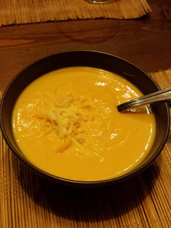 Una foto de Crema de calabaza