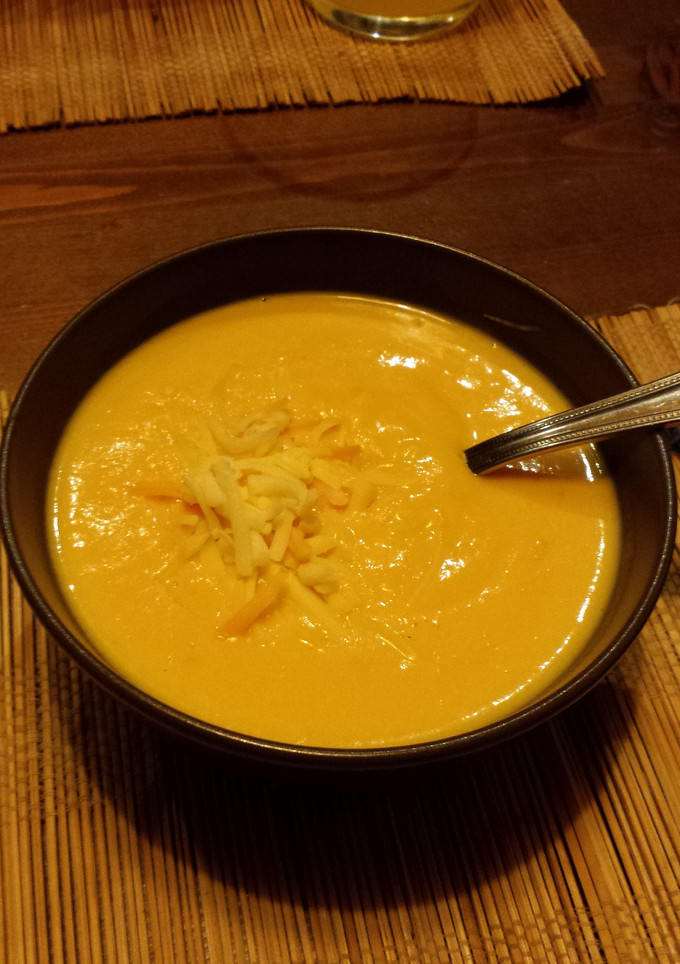 Una foto de Crema de calabaza