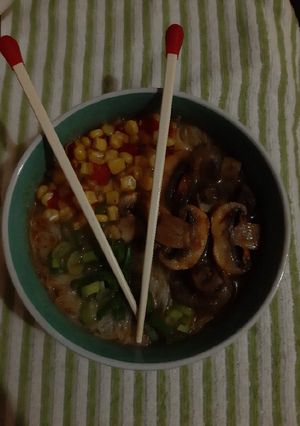 Una foto de Ramen vegan