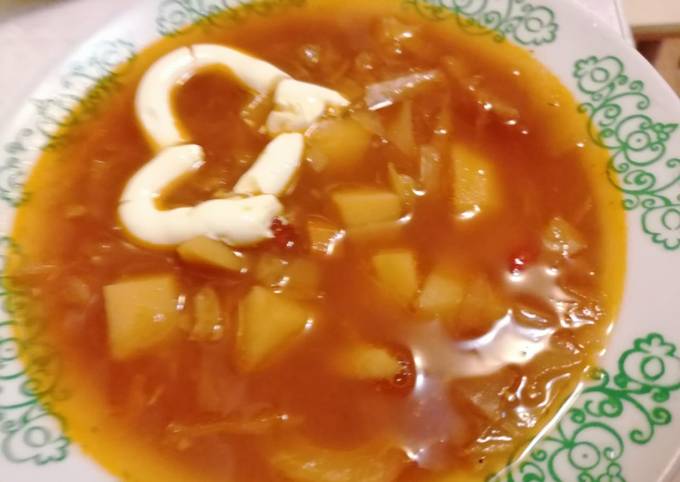 Горячий томатный суп