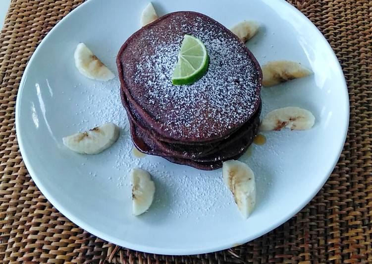 Pancake Coklat Tanpa Telur