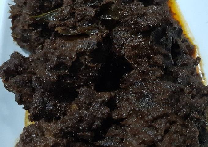 Rendang Daging Sapi ala Padang