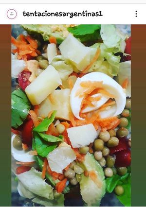 Una foto de Ensalada post fiestas