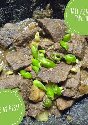 Foto resep Hati kentang cabe hijau 🥩🌶