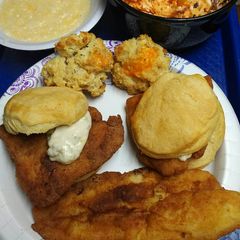 A picture of Fish Biscuits, (American Biscuits).