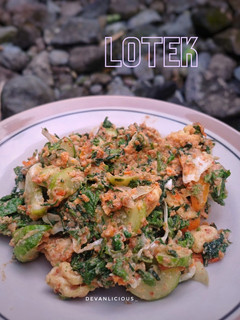 Foto resep Lotek Jogja (Rujak Sayur)