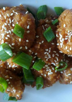 A picture of Asian Baked Turkey Bites.