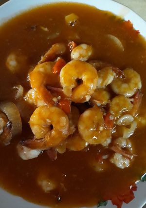 Foto resep Udang asam manis