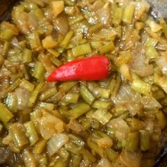 A picture of Fried beans,.