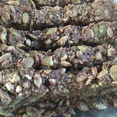 A picture of Keto friendly vegan GF seed bread.