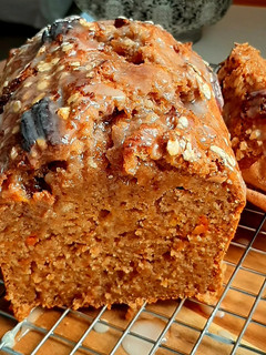 Una foto de Budín de Calabaza y Nueces