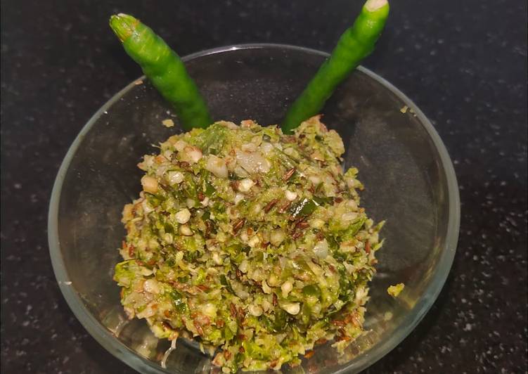 Green Chilli Thecha