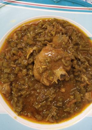 A picture of پھلیاں گوشت(لوبیہ کی پھلیاں).