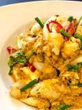 เนื้อปูผัดผงกะหรี่ (สูตรเชฟโบ)