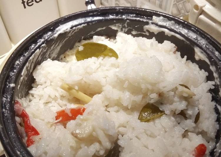 Nasi liwet santan