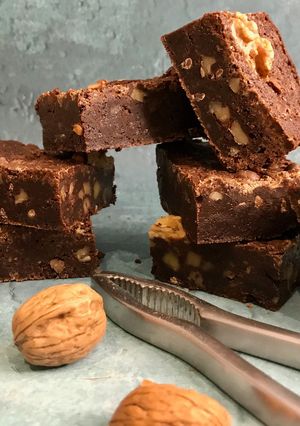 Une photo de Brownie Chocolat & Noix