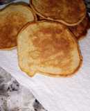 Hot-cakes de banana y harina integral 😋⚡