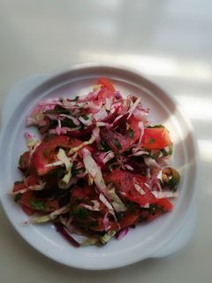 صورة لوصفة سلطة الدلع