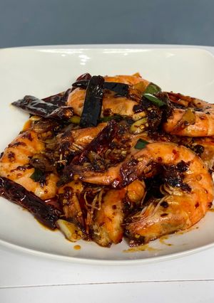 Foto resep Udang goreng Chili oil