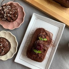 A picture of No Oven Decadent Chocolate Cake.
