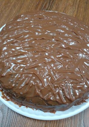 Una foto de Pastel chocolatoso