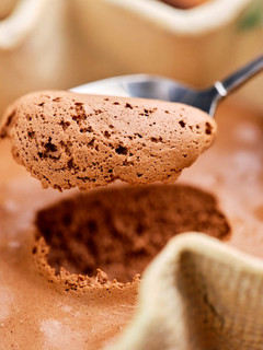 Una foto de Mousse de chocolate