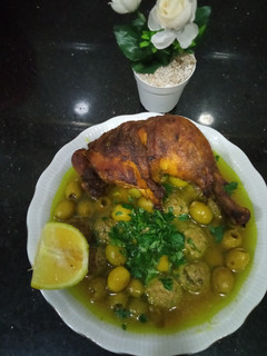صورة لوصفة كفتة بالزيتون