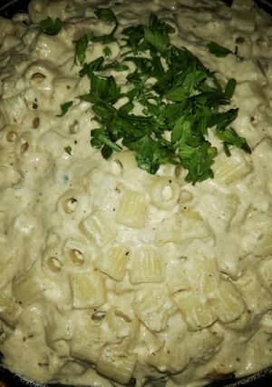 صورة لوصفة فتة مكرونه بالفاهيتا😋
