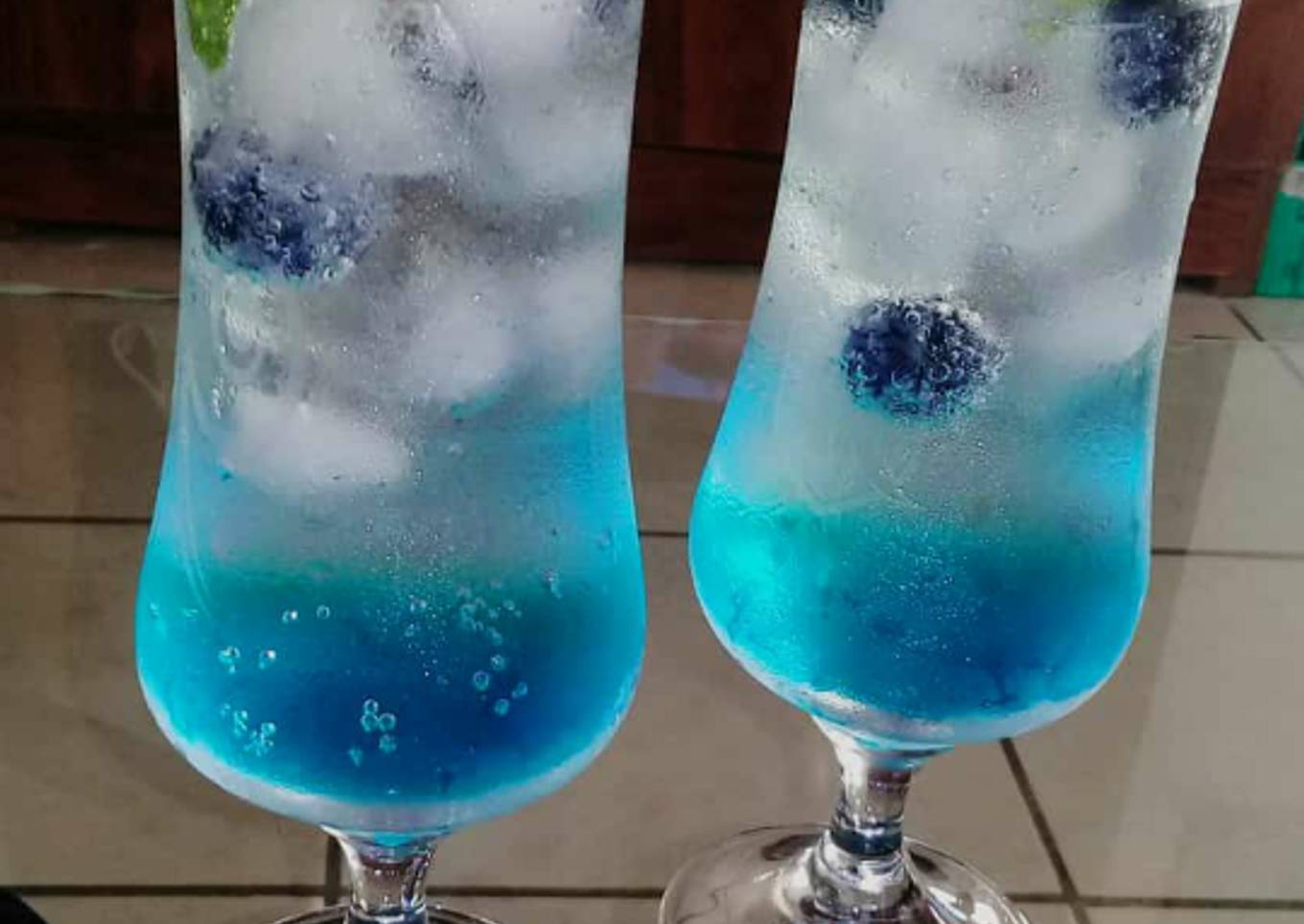Blueberry cocktail