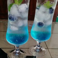 A picture of Blueberry cocktail.