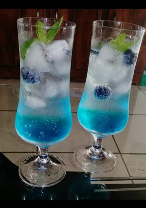 A picture of Blueberry cocktail.