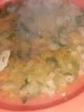 Sopa de pollo y verduras