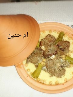 صورة لوصفة كسكس باللحم مرق ابيض