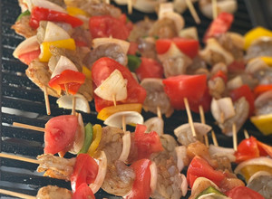 Una foto de Pinchos de camarón