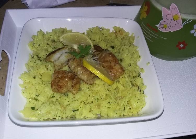 رز السمك بالخلطة