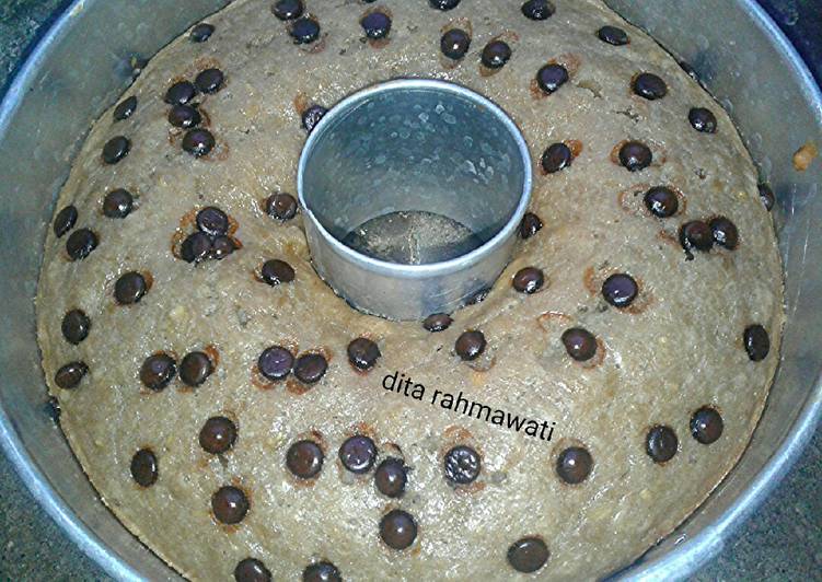 Bolu Pisang Panggang Lembut (no mixer)