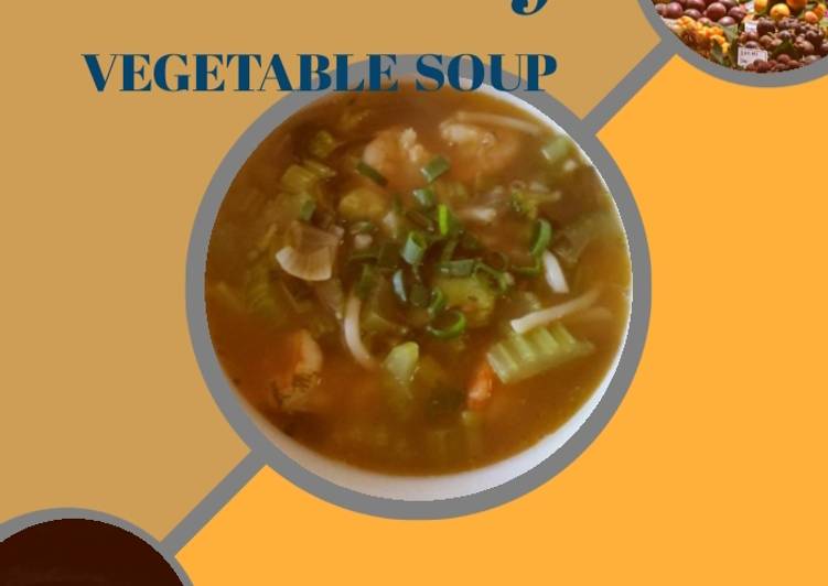 Prawn and vegetable soup