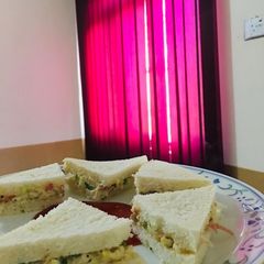 A picture of Vegetables sandwiches.