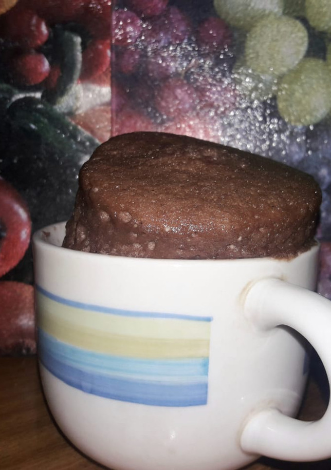 Una foto de Brownie en taza🍵