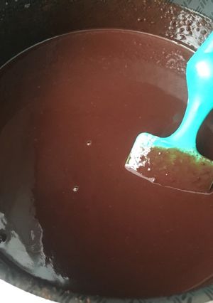 Una foto de Ganache de Chocolate